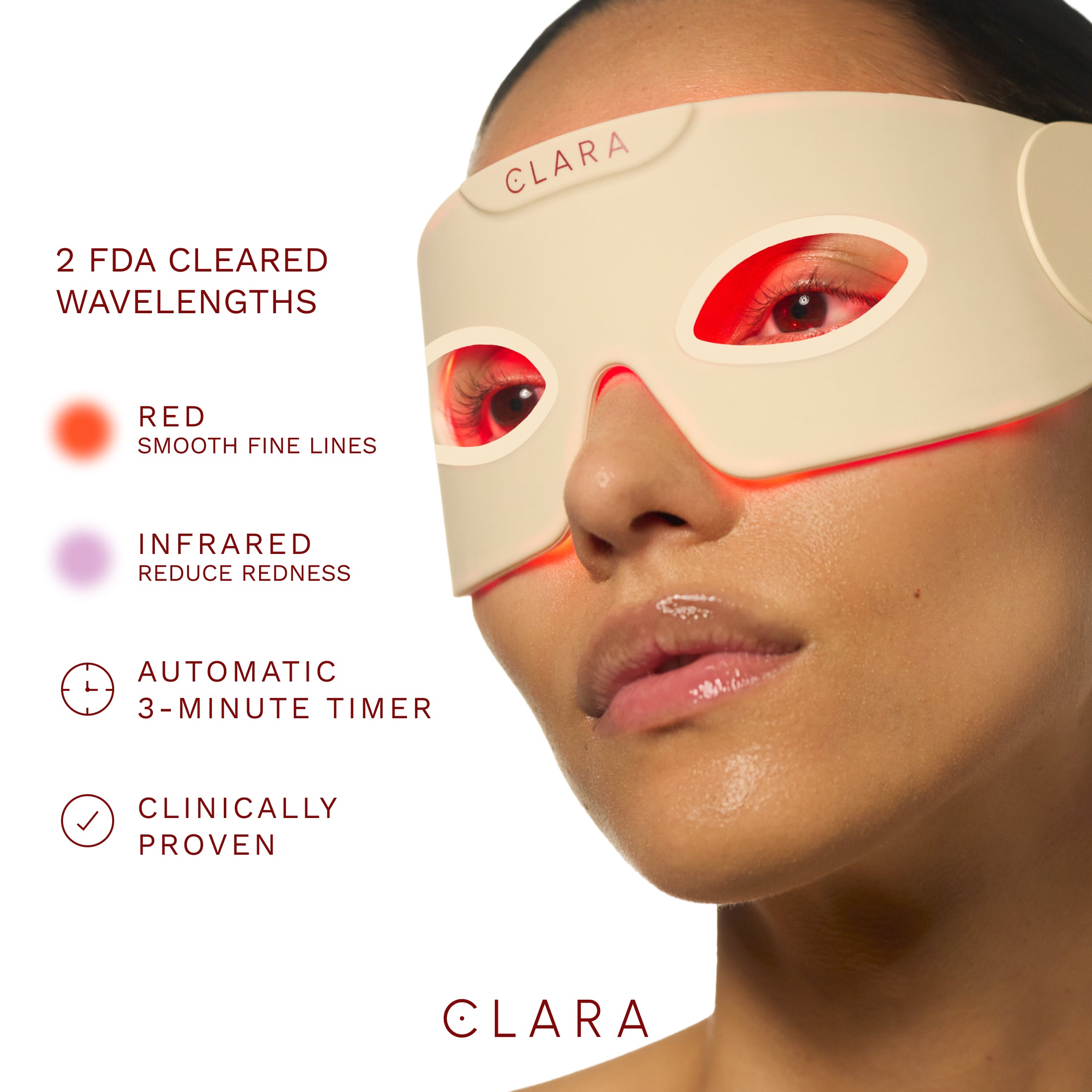 Clara Red Light Therapy Eye Mask