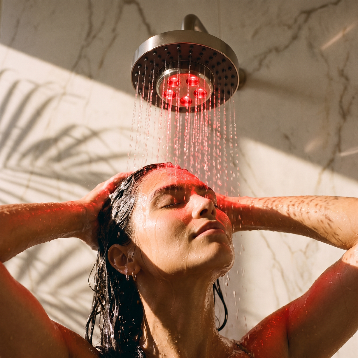 Clara Red Light Filtered Showerhead