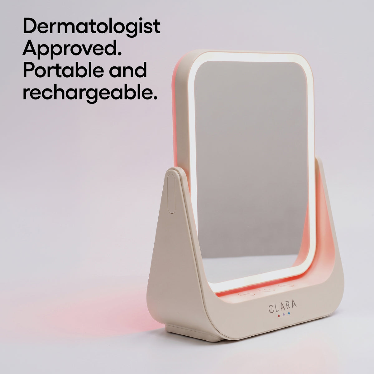 Clara 2-in-1 Red Light Vanity Mirror