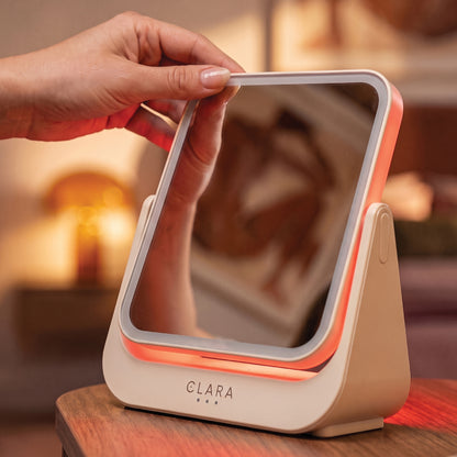 Clara 2-in-1 Red Light Vanity Mirror