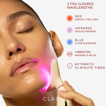 Clara Red Light Therapy Neck & Face Wand