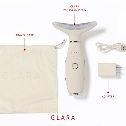 Clara Red Light Therapy Neck & Face Wand